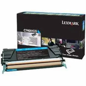 Toner pro "C746, 748" tiskárny, LEXMARK Cyan, 7 tis.stran (return)